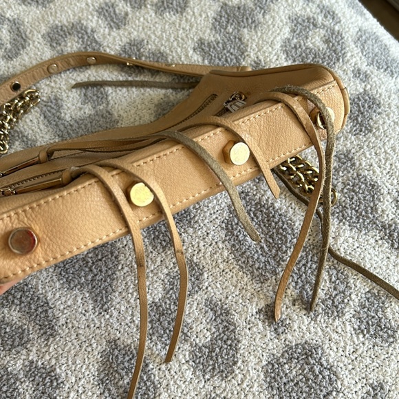 Rebecca Minkoff mini nude crossbody with chain strap - Picture 3 of 6